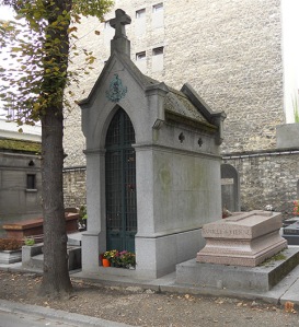 Cementerio de Montparnasse en París, 15 de Septiembre de 2013